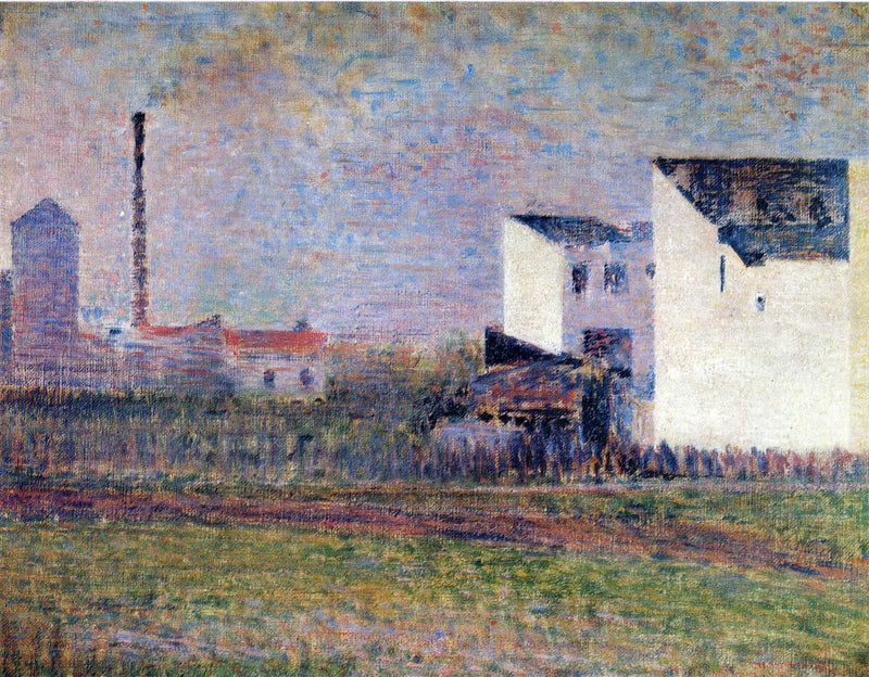 Suburb by Georges Seurat — Oil Painting Reproduction