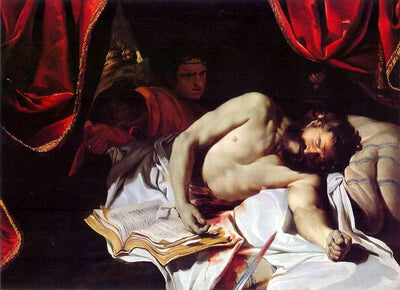Suicide of Cato the Younger in bedroom