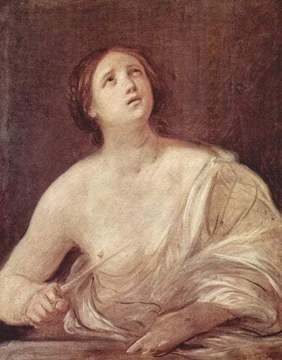 Suicide of Lucretia in hallway