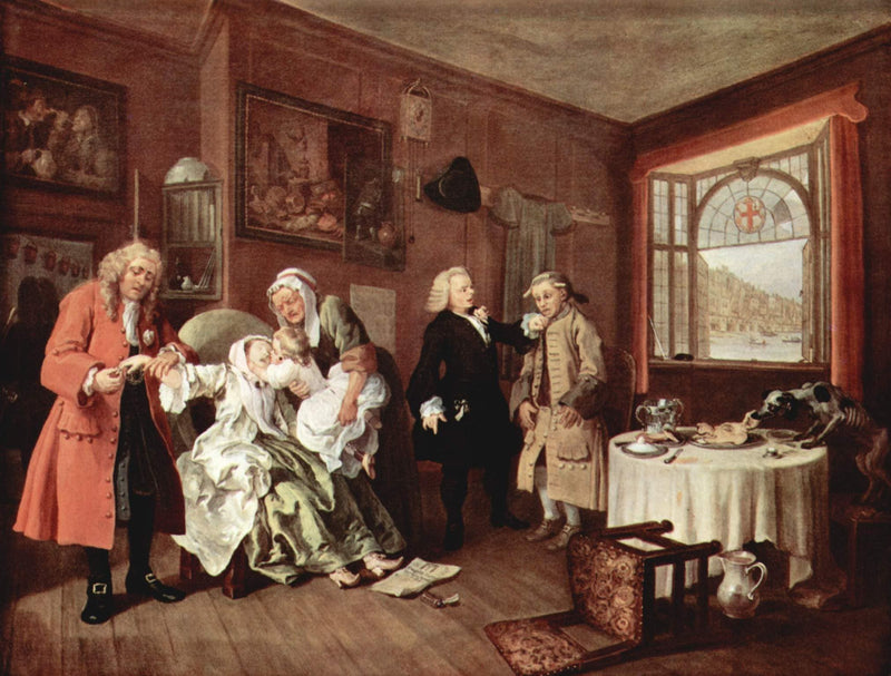 Suicide of the Countess by William Hogarth — Oil Painting Reproduction