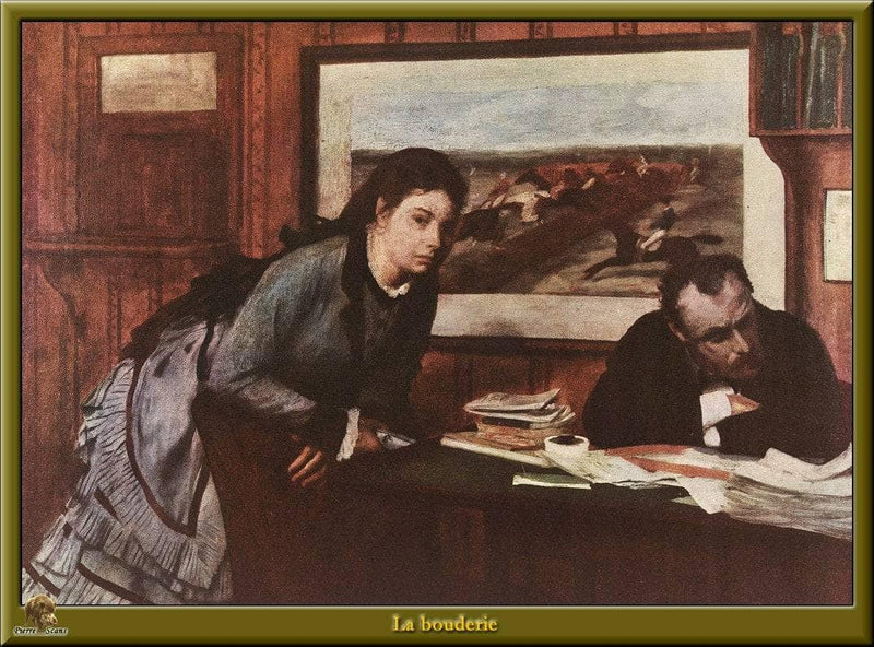Sulking by Edgar Degas — Oil Painting Reproduction