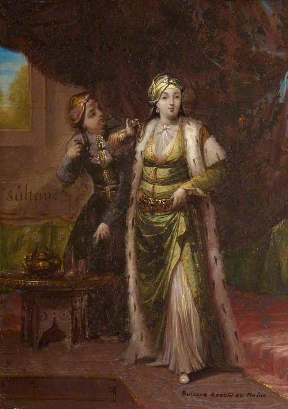 Sultana Haseki or Queen by Jean Baptiste Vanmour — Oil Painting Reproduction