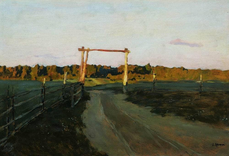 Summer evening by Isaac Levitan — Oil Painting Reproduction