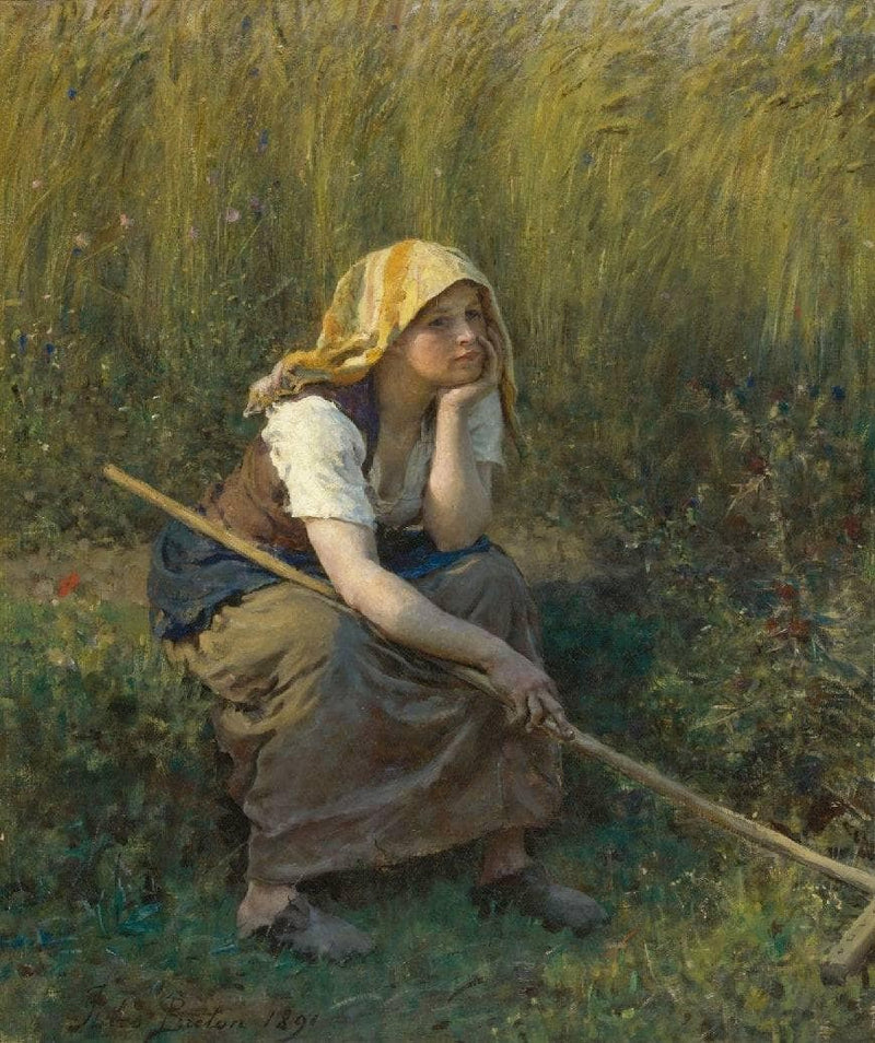 Summer by Jules Breton — Oil Painting Reproduction