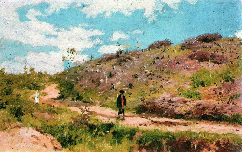 Summer landscape in Kurskaya guberniya by Ilya Repin — Oil Painting Reproduction