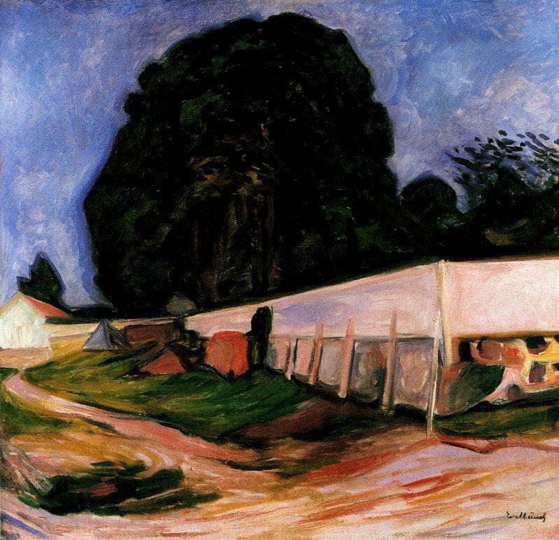 Summer Night at Aasgaardstrand by Edvard Munch — Oil Painting Reproduction