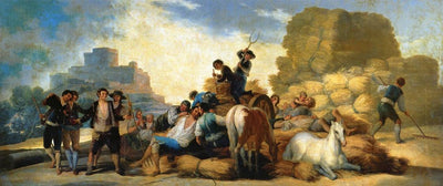 Summer, or The Harvest in modern living room