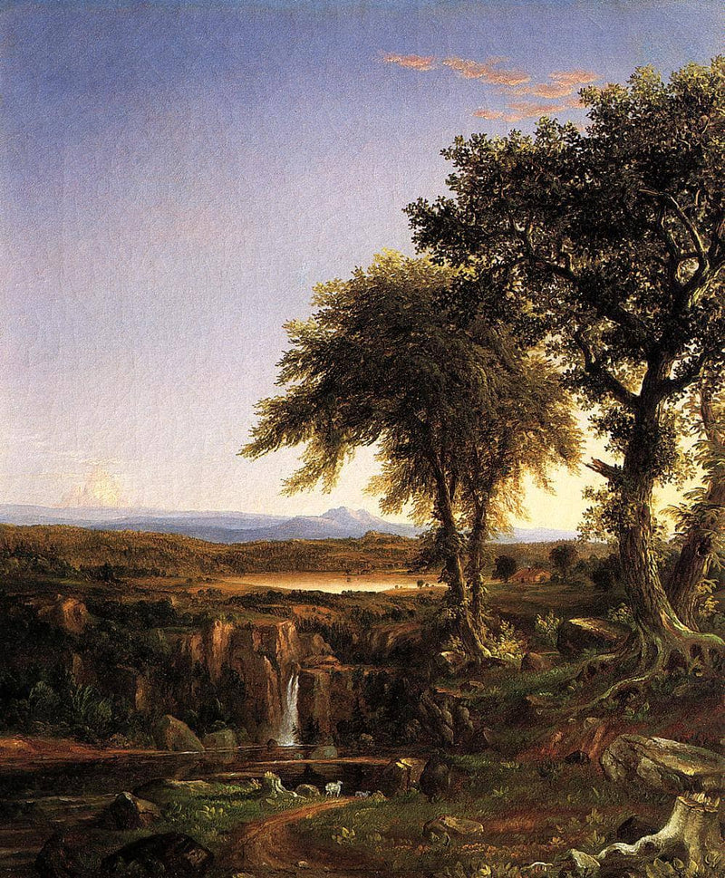 Summer Twilight by Thomas Cole — Oil Painting Reproduction