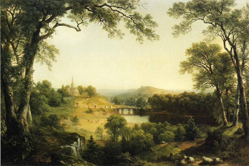Sunday Morning by Asher Brown Durand — Oil Painting Reproduction