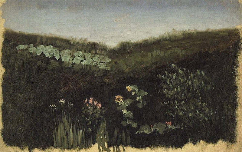 Sunflowers. Crimea by Arkhyp Kuindzhi — Oil Painting Reproduction