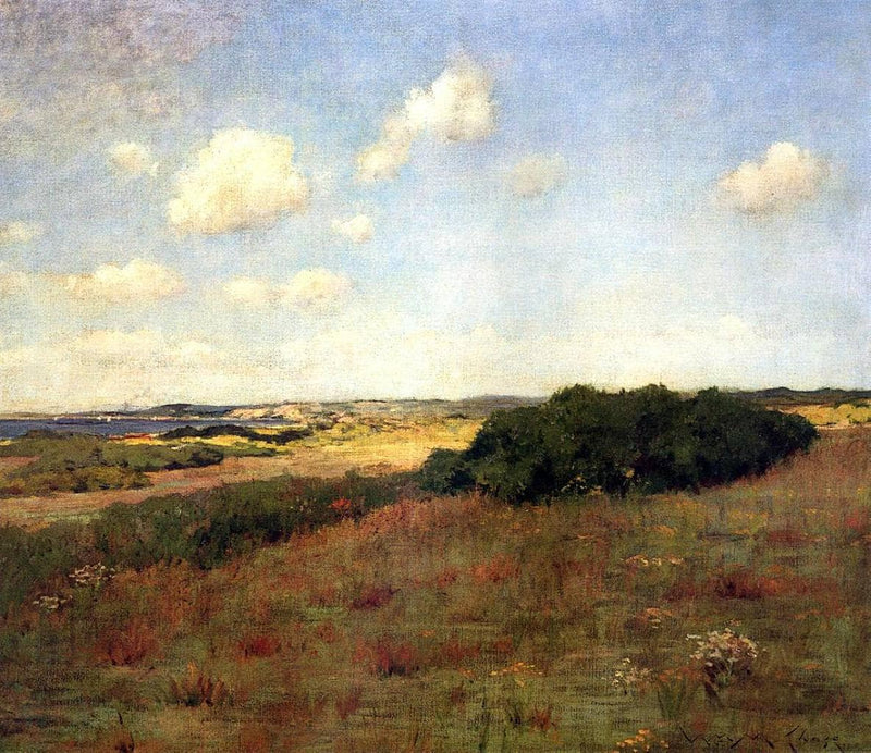 Sunlight and Shadow, Shinnecock Hills by William Merritt Chase — Oil Painting Reproduction