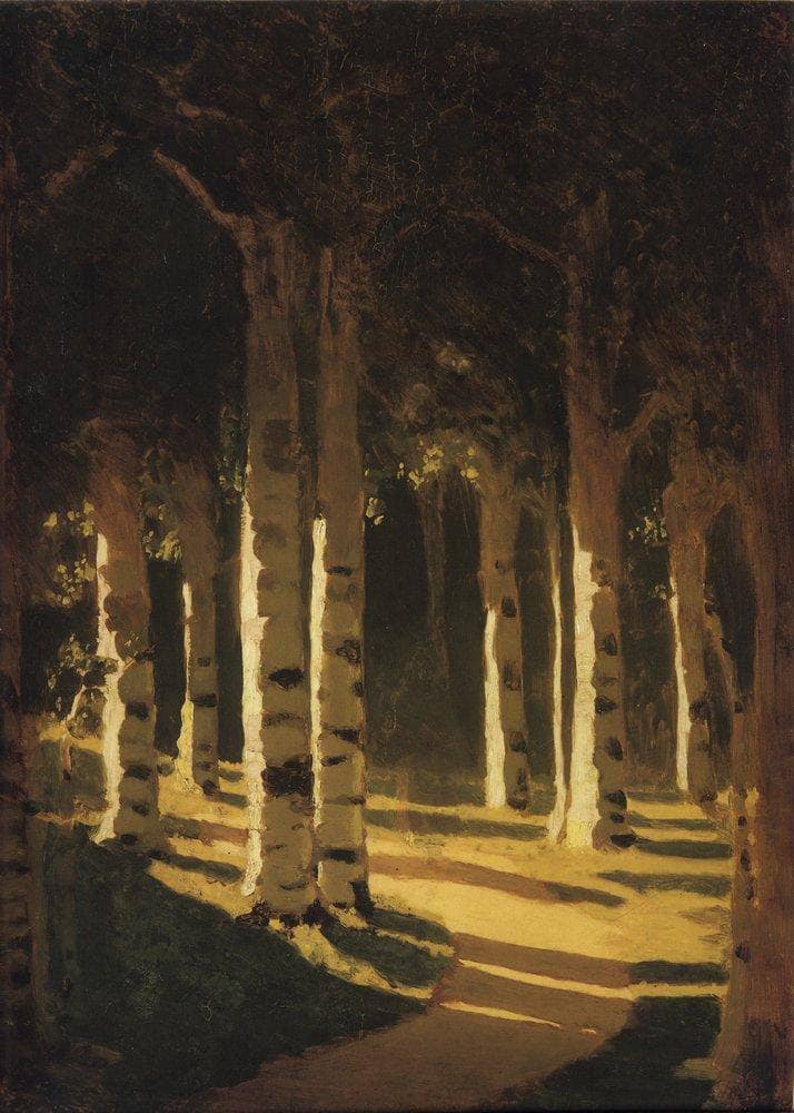 Sunlight in the park by Arkhyp Kuindzhi — Oil Painting Reproduction