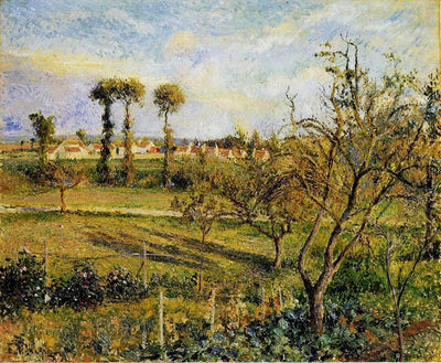Sunset at Valhermeil, near Pontoise in study