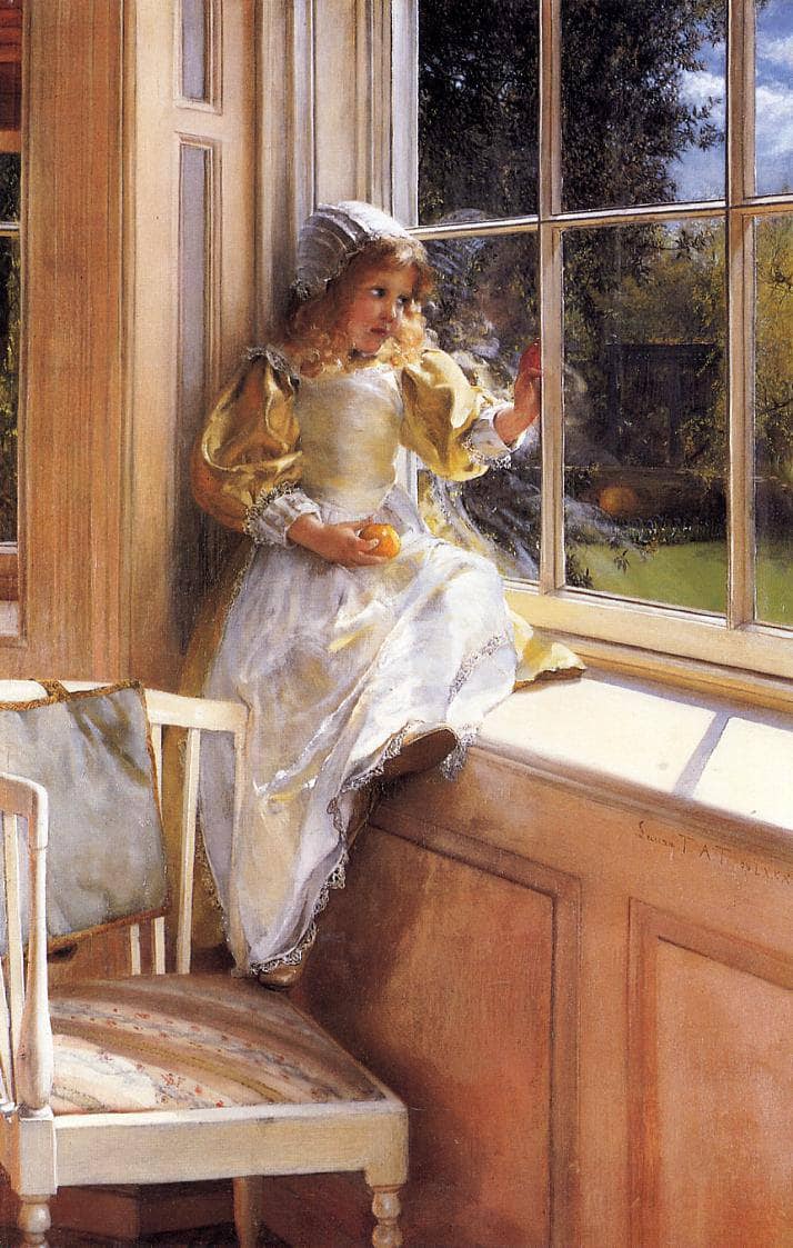 Sunshine by Sir Lawrence Alma-Tadema — Oil Painting Reproduction