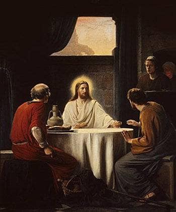 Supper at Emmaus by Carl Bloch — Oil Painting Reproduction
