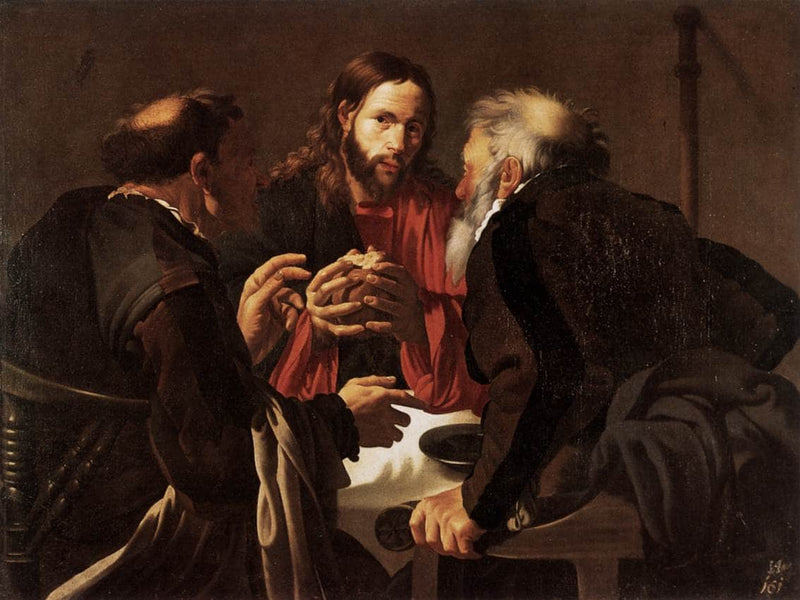 Supper at Emmaus by Hendrick Terbrugghen — Oil Painting Reproduction