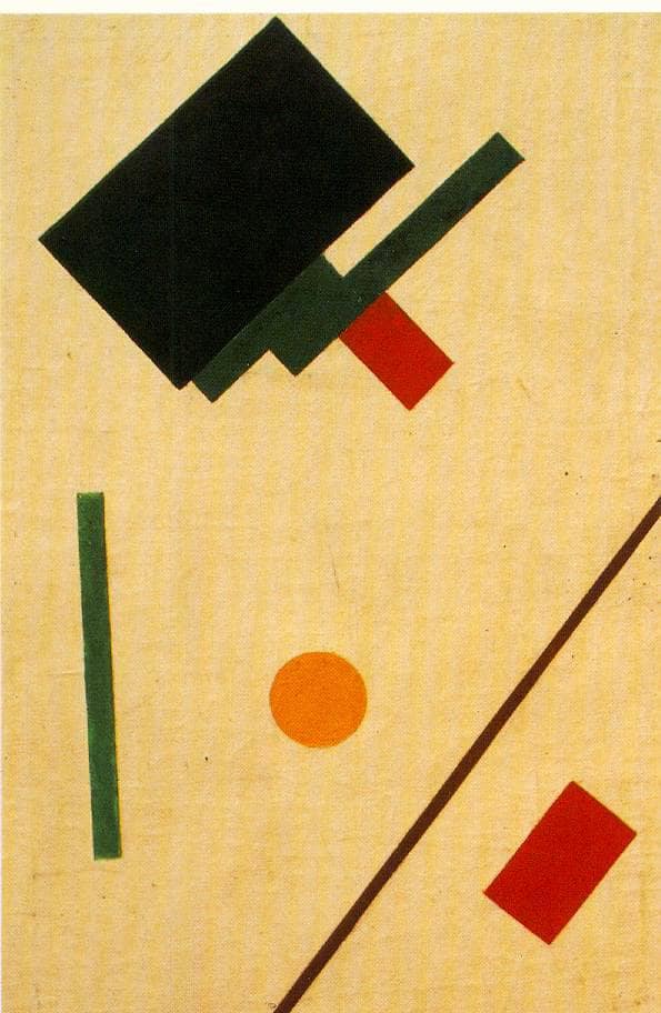Suprematist Composition by Kazimir Malevich — Oil Painting Reproduction