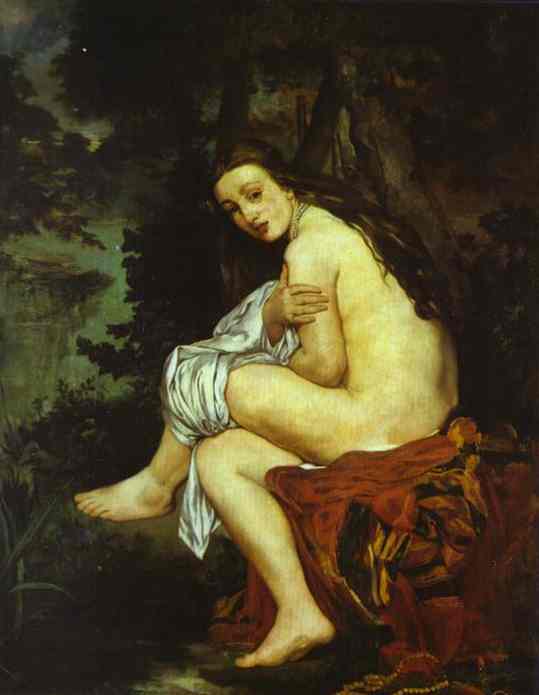 Surprised Nymph by Edouard Manet — Oil Painting Reproduction