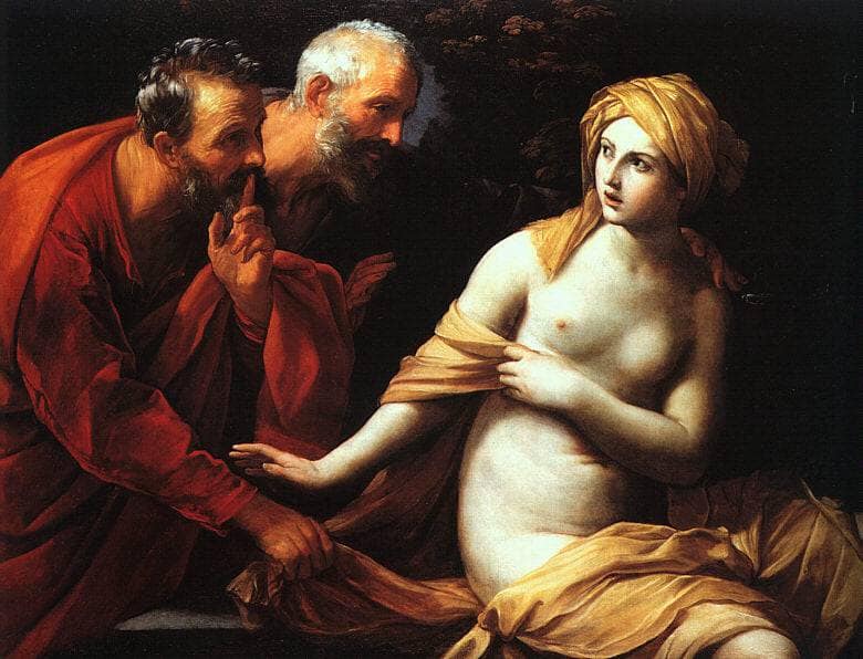 Susanna and the Elders by Guido Reni — Oil Painting Reproduction