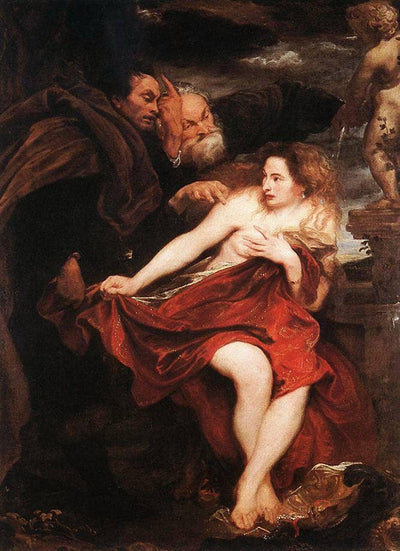 Susanna and the Elders in master bedroom