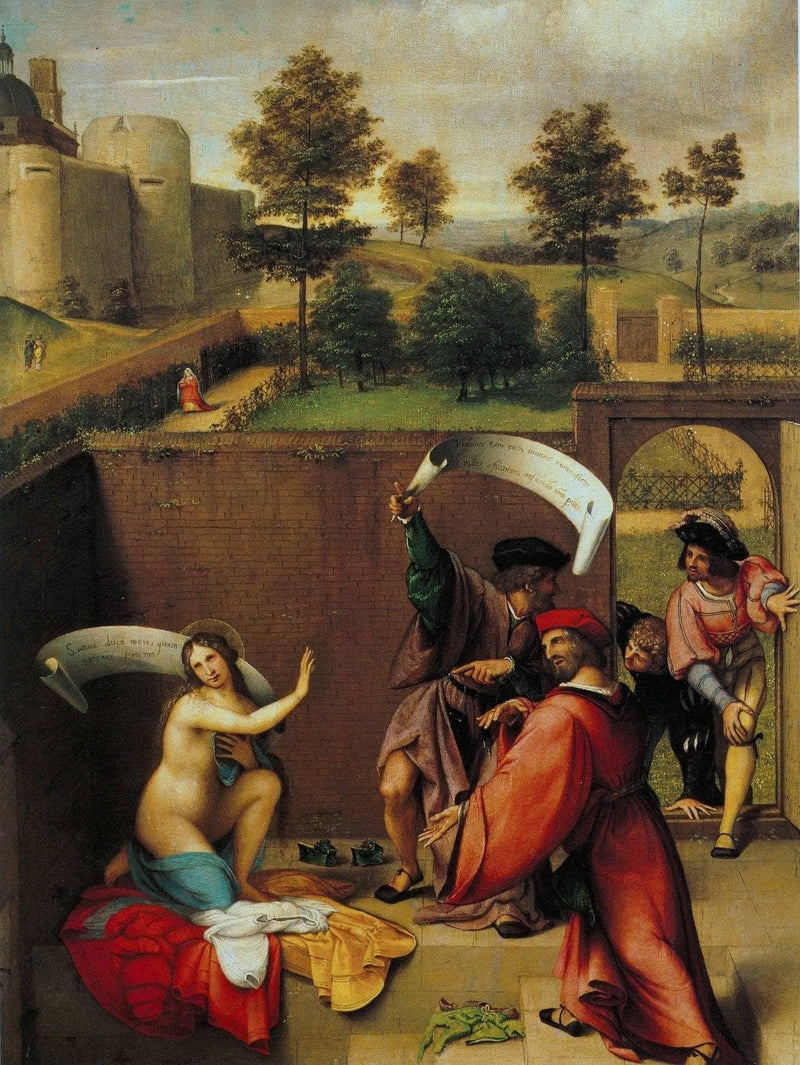 Susanna and the Elders by Lorenzo Lotto — Oil Painting Reproduction