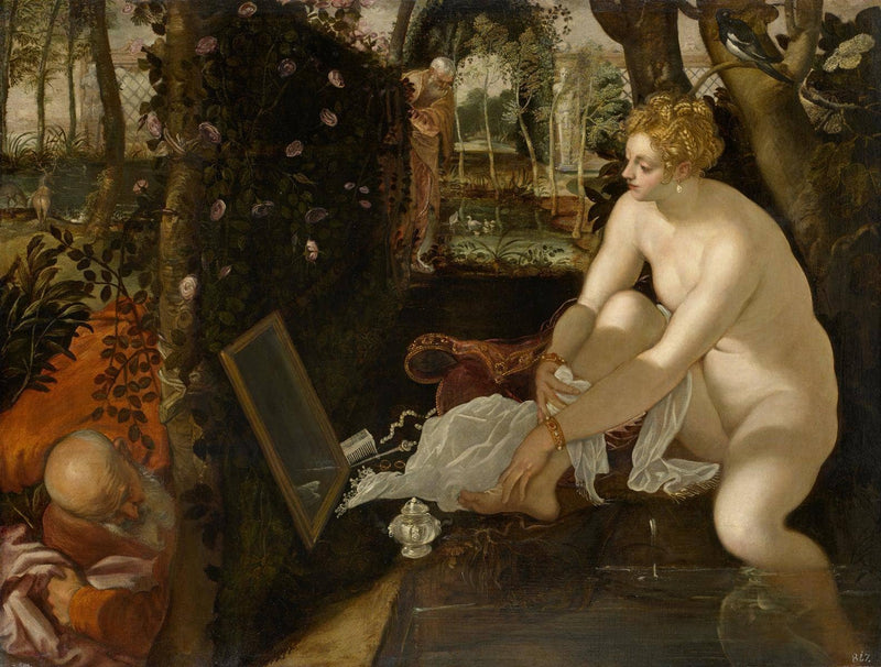 Susanna and the Elders by Tintoretto — Oil Painting Reproduction
