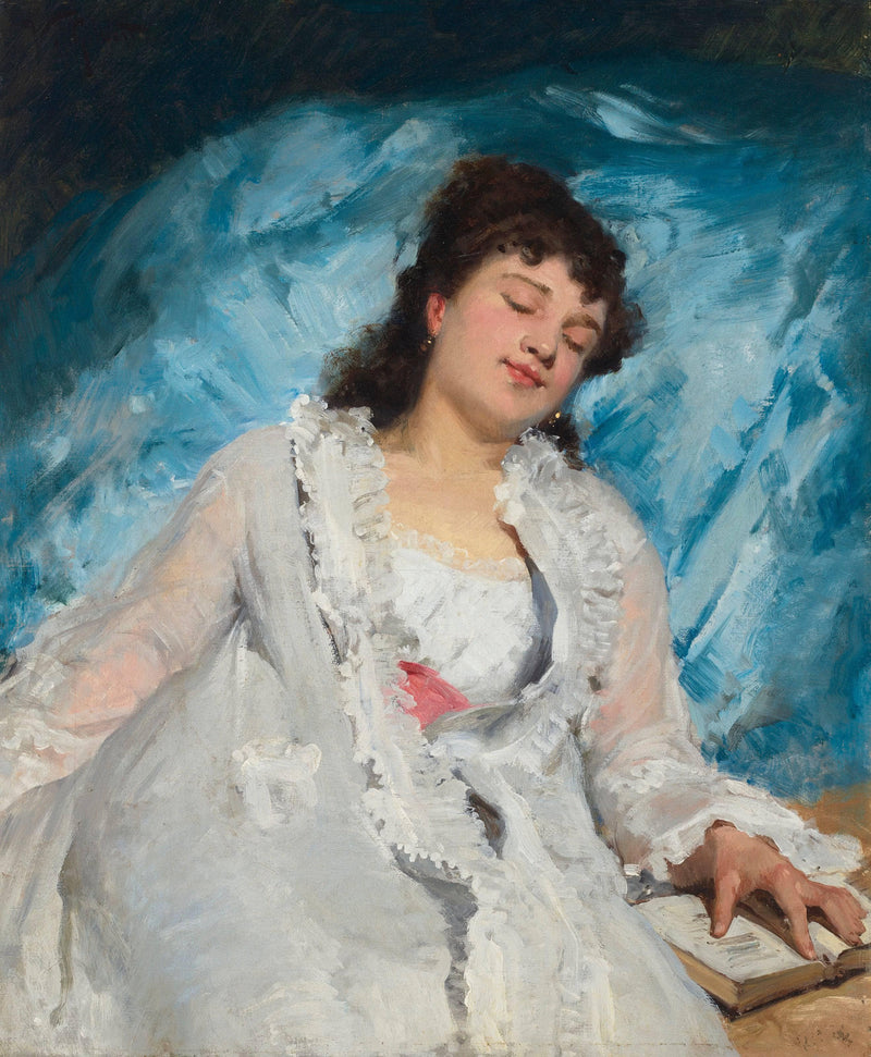 Sweet Repose by Victor Gabriel Gilbert — Oil Painting Reproduction