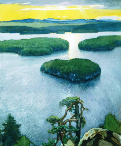 Symbolistinen Maisema in bedroom