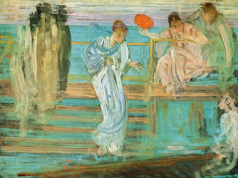 Symphony in White and Red by James McNeill Whistler — Oil Painting Reproduction