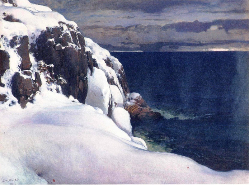 Talvinen Merimaisema by Eero Järnefelt — Oil Painting Reproduction