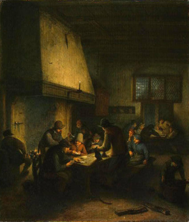 Tavern Scene by Adriaen van Ostade — Oil Painting Reproduction