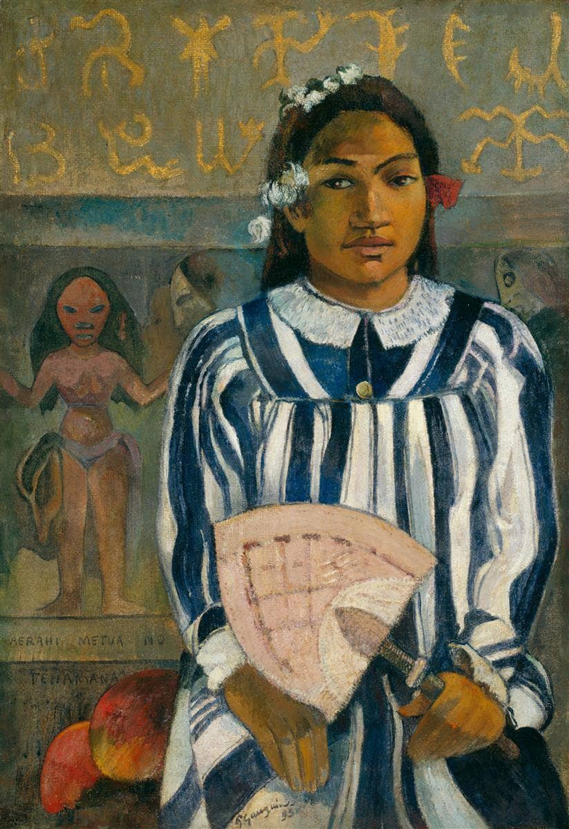 Tehamana has many parents (The Ancestors of Tehamana) by Paul Gauguin — Oil Painting Reproduction