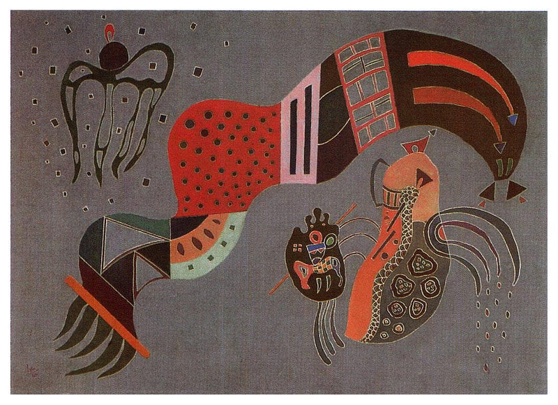 Tempered Elan by Wassily Kandinsky — Oil Painting Reproduction