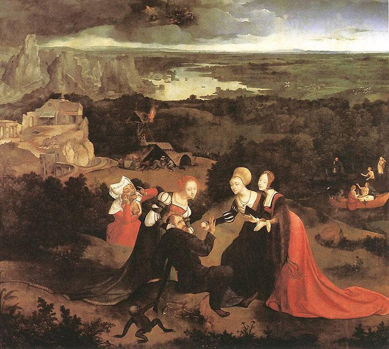 Temptation of St. Anthony by Joachim Patinir — Oil Painting Reproduction