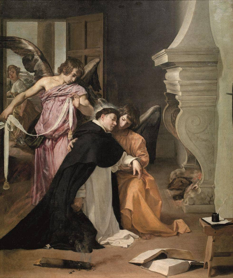 Temptation of St.Thomas Aquinas by Diego Velazquez — Oil Painting Reproduction
