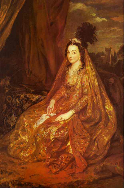 Teresia, Lady Shirley in study