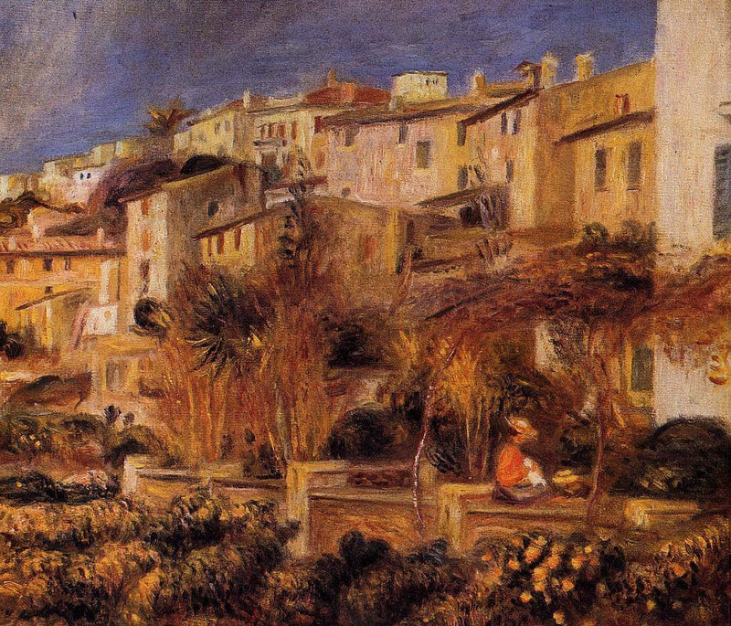 Terraces at Cagnes by Pierre-Auguste Renoir — Oil Painting Reproduction