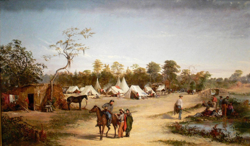 The 59th Virginian Infantry by Conrad Wise Chapman — Oil Painting Reproduction