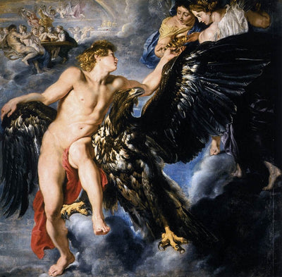 The Abduction of Ganymede in apartment