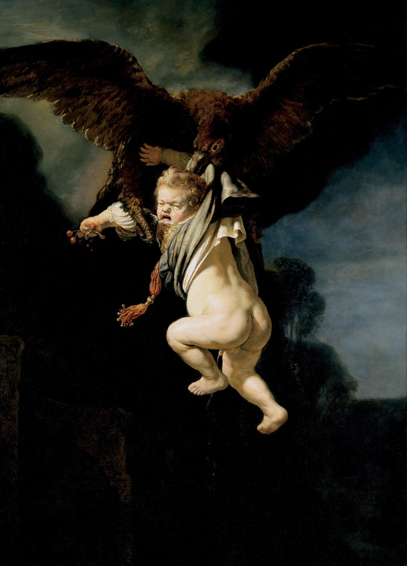 The Abduction of Ganymede by Rembrandt — Oil Painting Reproduction