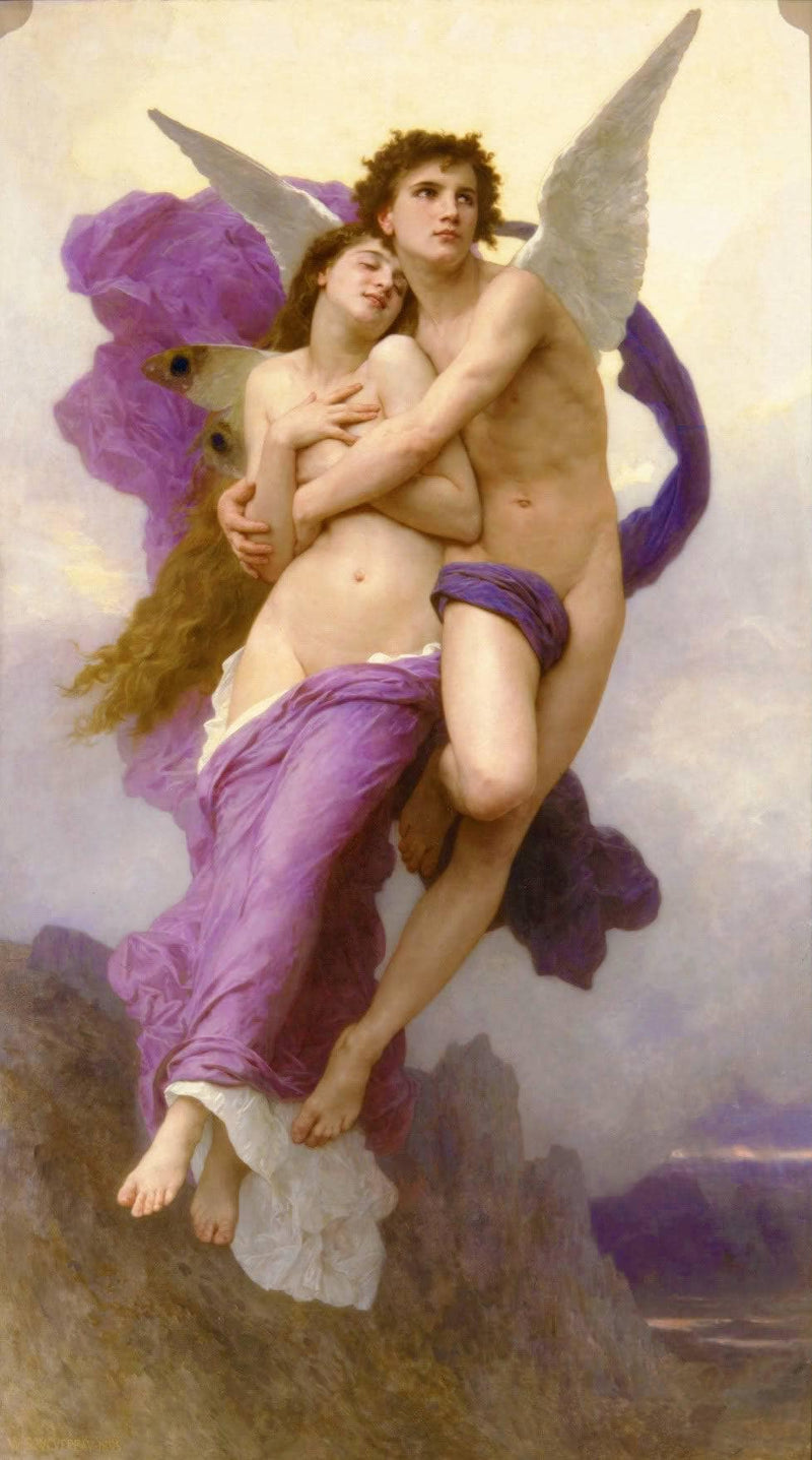 The Abduction of Psyche by William-Adolphe Bouguereau — Oil Painting Reproduction