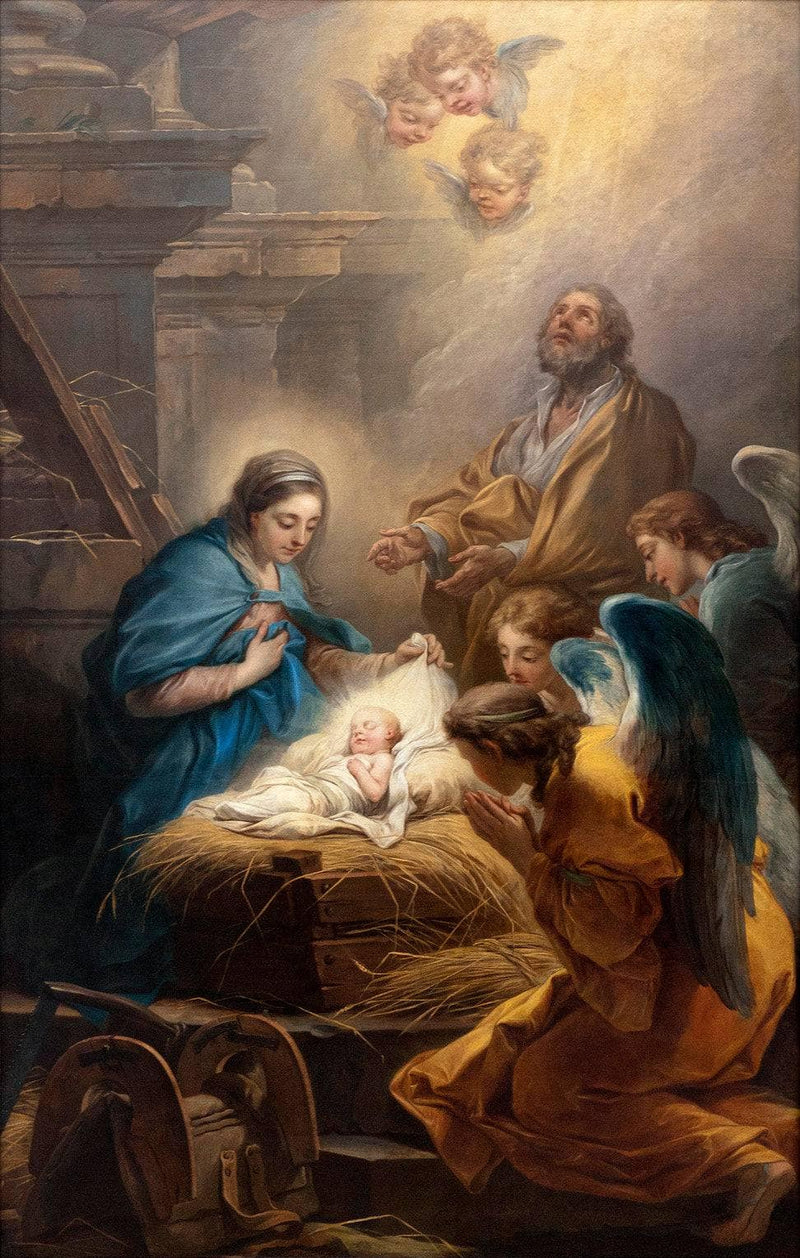 The Adoration Of Angels by Charles-Andre van Loo (Carle van Loo) — Oil Painting Reproduction