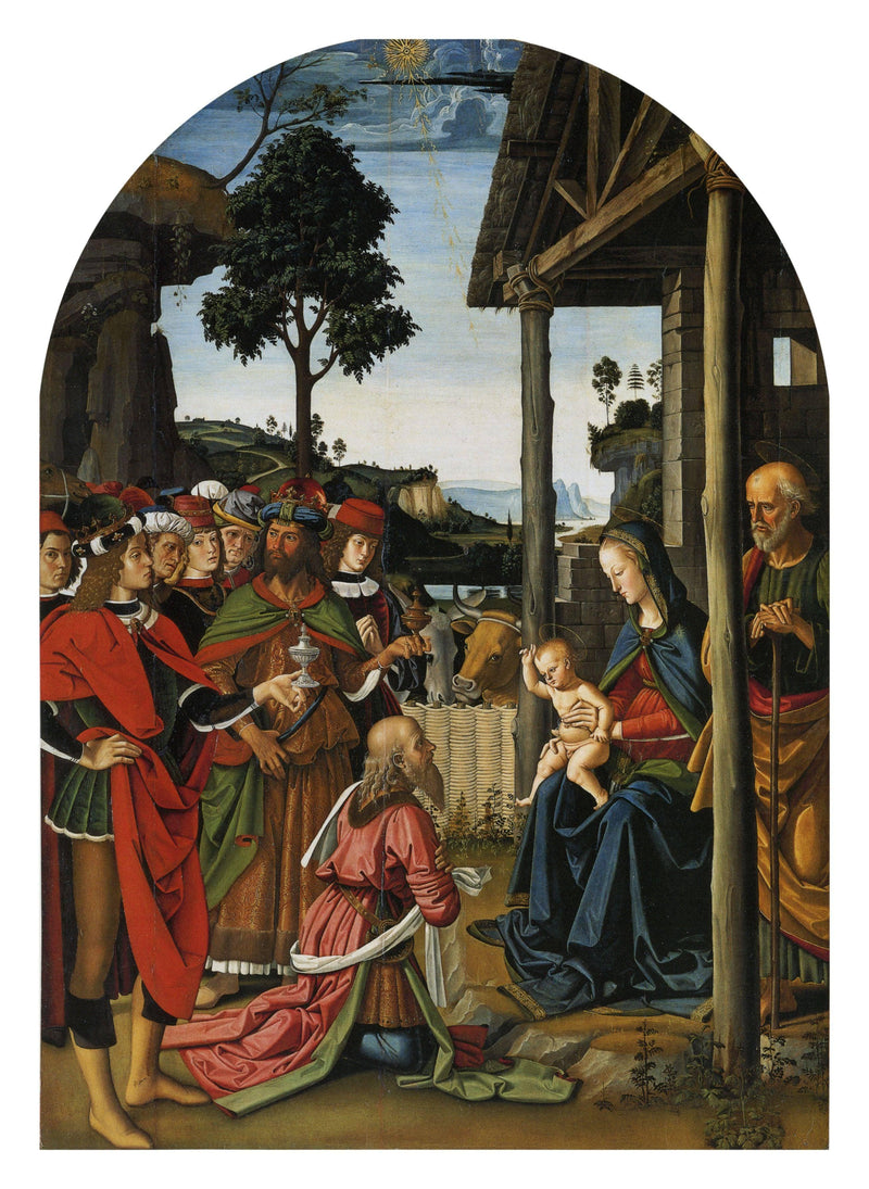 The Adoration of the Magi by Pietro Perugino — Oil Painting Reproduction