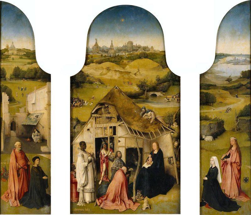 The Adoration of the Magi by Hieronymus Bosch — Oil Painting Reproduction