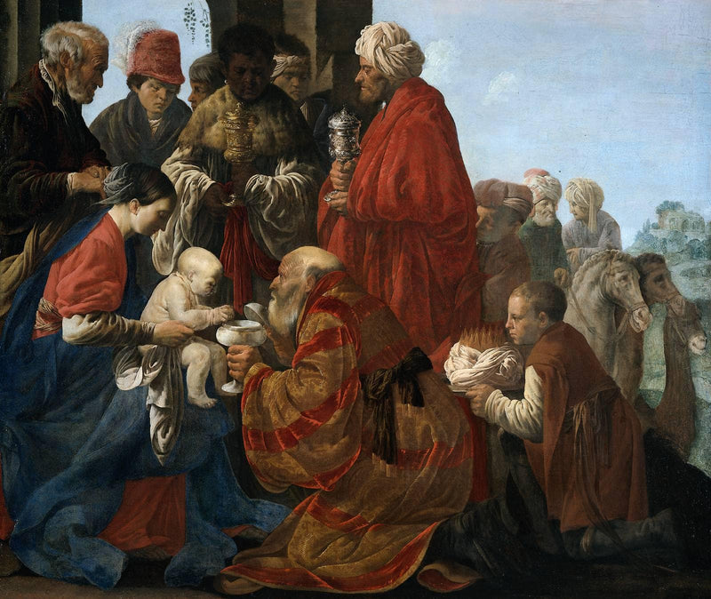 The Adoration of the Magi by Hendrick Terbrugghen — Oil Painting Reproduction