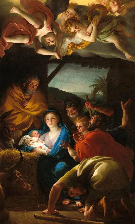 The Adoration of the Shepherds by Anton Raphael Mengs — Oil Painting Reproduction