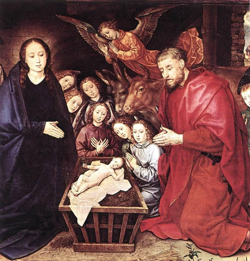 The Adoration of the Shepherds by Hugo van der Goes — Oil Painting Reproduction