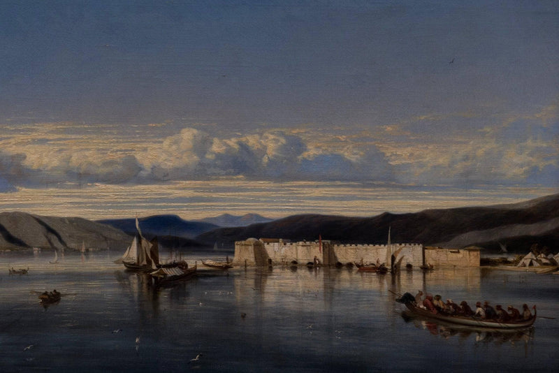 The Anchorage of Smyrna by Alexandre-Gabriel Decamps — Oil Painting Reproduction