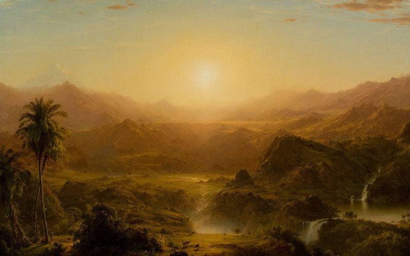 The Andes of Ecuador by Frederic Edwin Church — Oil Painting Reproduction