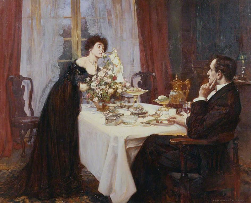 The anniversary by Albert Chevallier Tayler — Oil Painting Reproduction